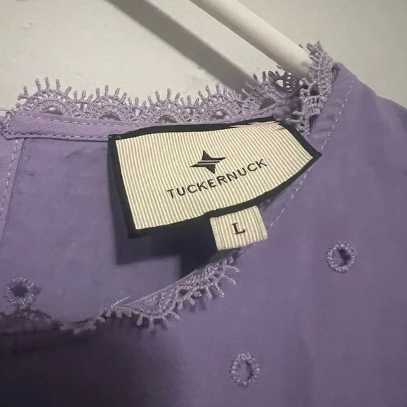 Tuckernuck Lace Lilac Catalina Dress size Large - Picture 3 of 4